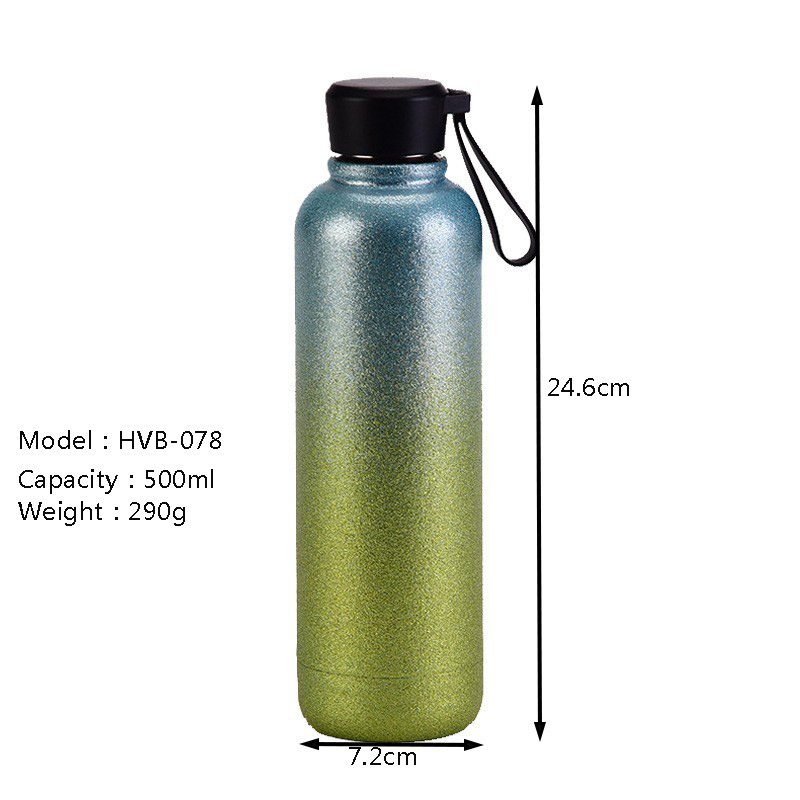 New Design Stainless Steel Cup Wholesale Vacuum Flask 16oz Gradient Ramp Vacuum Insulated Cup