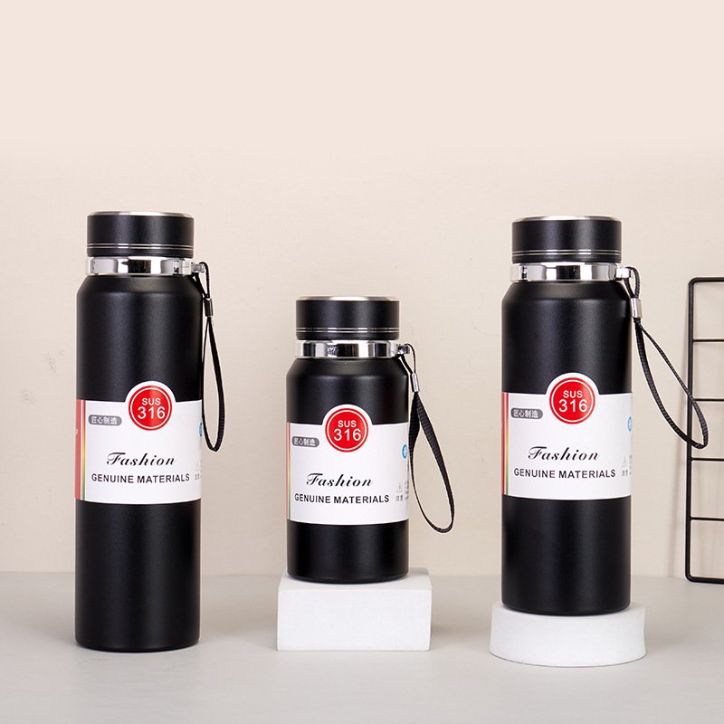 New Smart 800ml/1000ml Vacuum Flasks Double Wall 316 Stainless Steel Thermos