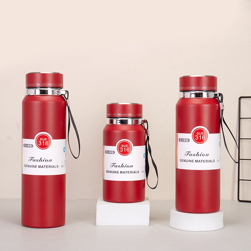 New Smart 800ml/1000ml Vacuum Flasks Double Wall 316 Stainless Steel Thermos