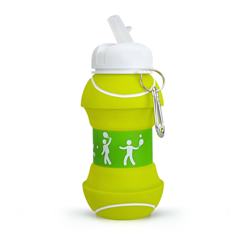 Collapsible Silicone water bottle Reusable BPA Free Travel Collapsible Water Bottle