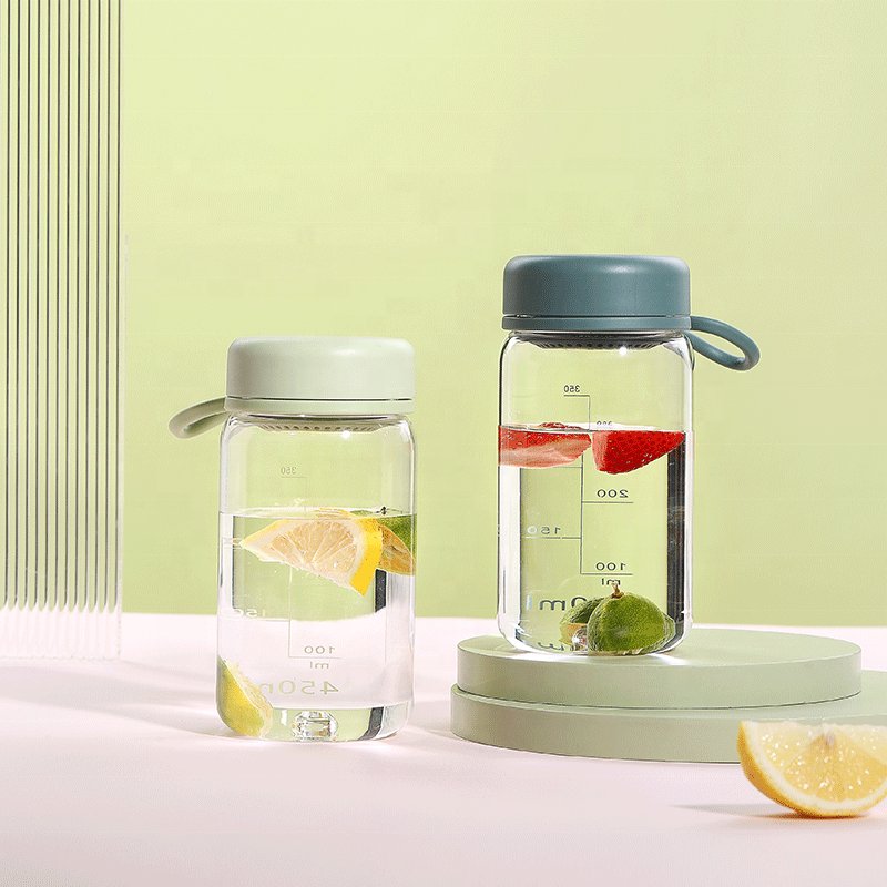 Promotional Gift Custom Casual Bottle Manufacturer Simple Plastic Hiking Water Bottle With Removable Strainer Bottle