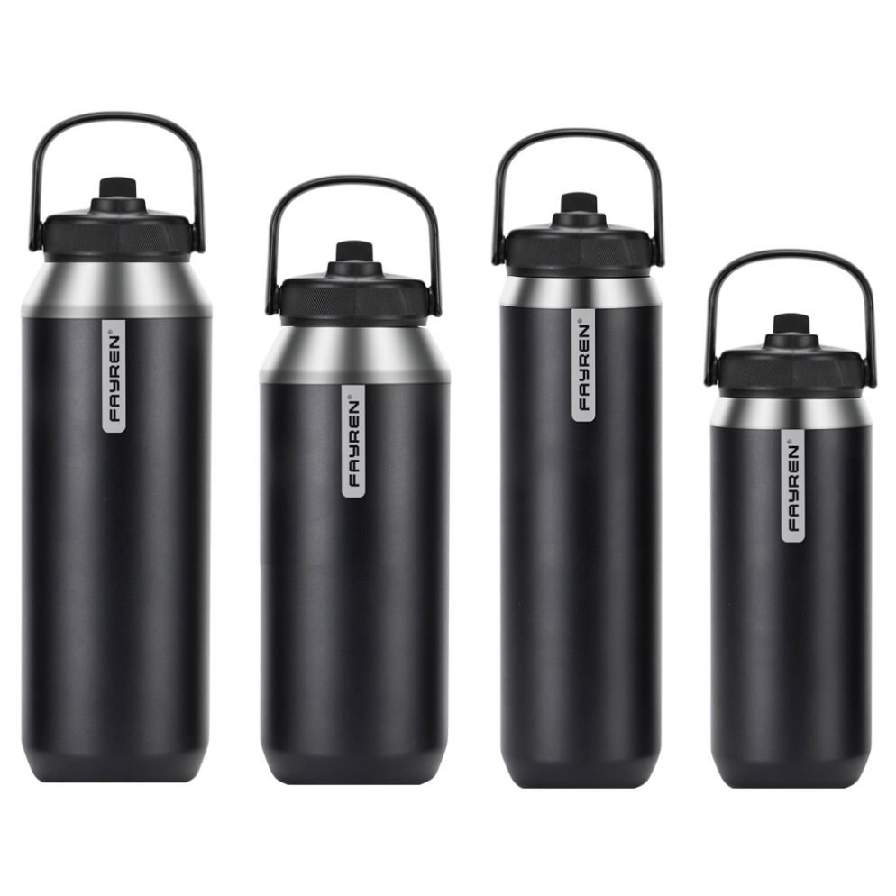 Portable 32oz 64 oz Insulated Stainless Steel Water Bottle 2L Water Jug Vacuum Flask Drink Thermos Sport GYM Water Bottle