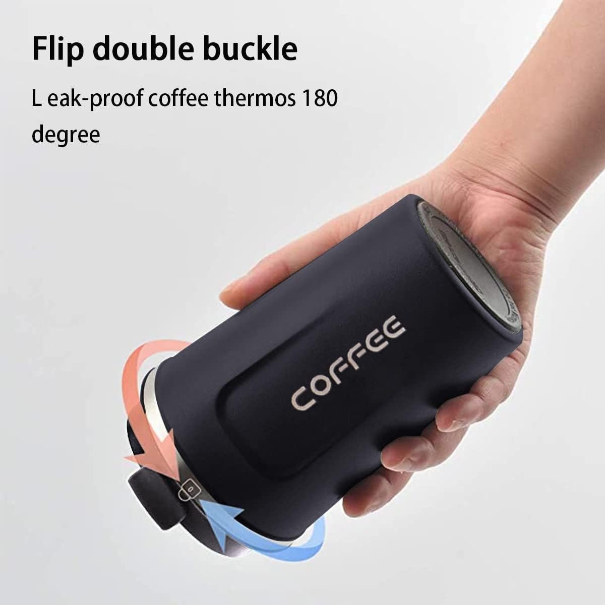Eco Friendly 12oz 17oz Portable Stainless Steel Vacuum Coffee Cup Insulated Travel Mug With Leakproof Lid