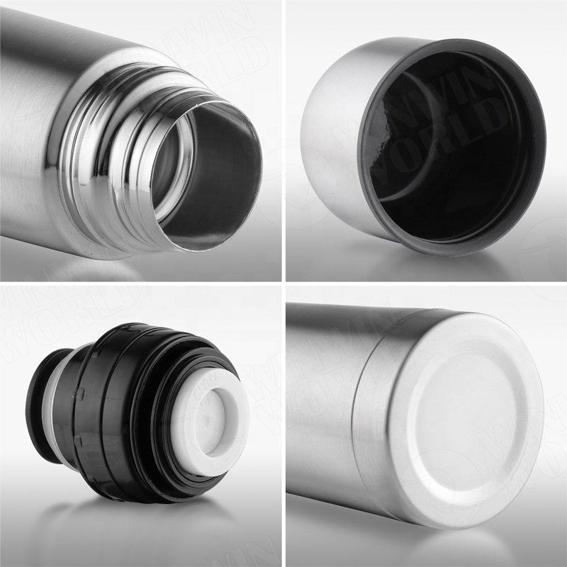 RCS Recycled Stainless Steel Leak-Proof Thermos Flask with Drinking Cup for On the Go, Insulation of Warm Beverages