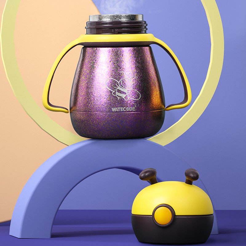 High Quality Titanium Travel Vacuum Flask Gift Insulated Children Thermos Kids Cup Bactericidal Water Bottle