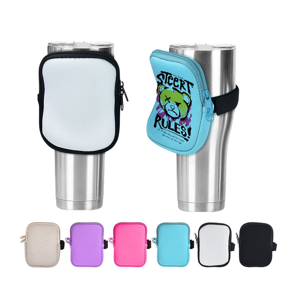 Custom Handheld Compatible With 40oz Sublimation Tumbler Gym Accessories For Water Bottle Pouch portable accessories' bag