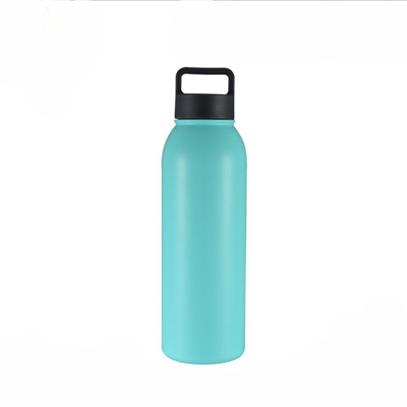 Custom Double Wall Stainless Steel Vacuum Flask Travel Water Bottle With Lid