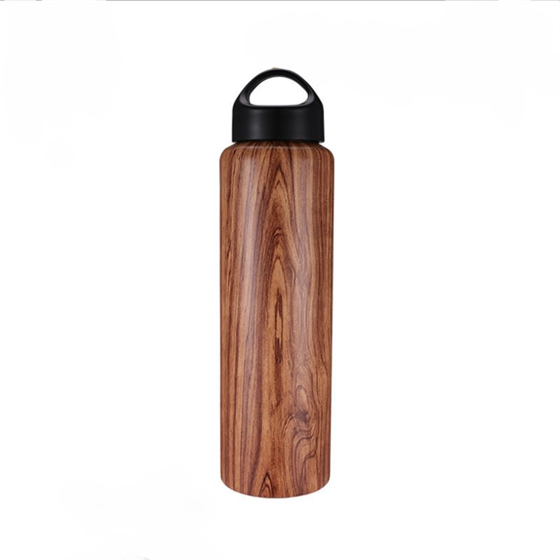 Custom Double Wall Stainless Steel Vacuum Flask Travel Water Bottle With Lid