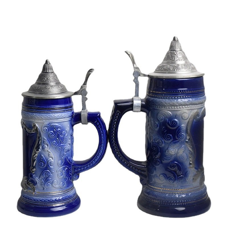 custom oktoberfest ceramic beer mug stein 500ml ceramic beer mug