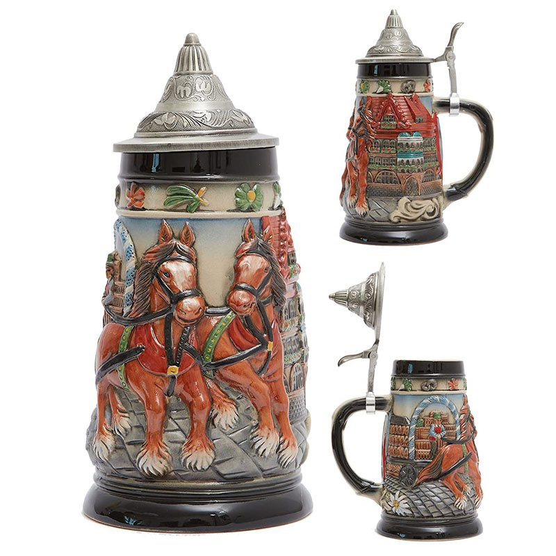 custom oktoberfest ceramic beer mug stein 500ml ceramic beer mug