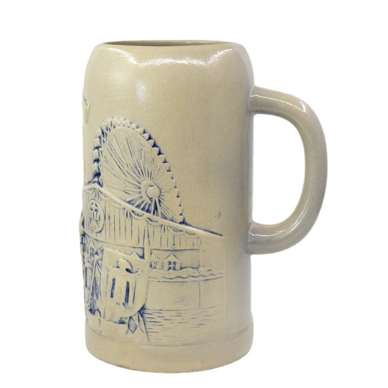 custom oktoberfest ceramic beer mug stein 500ml ceramic beer mug
