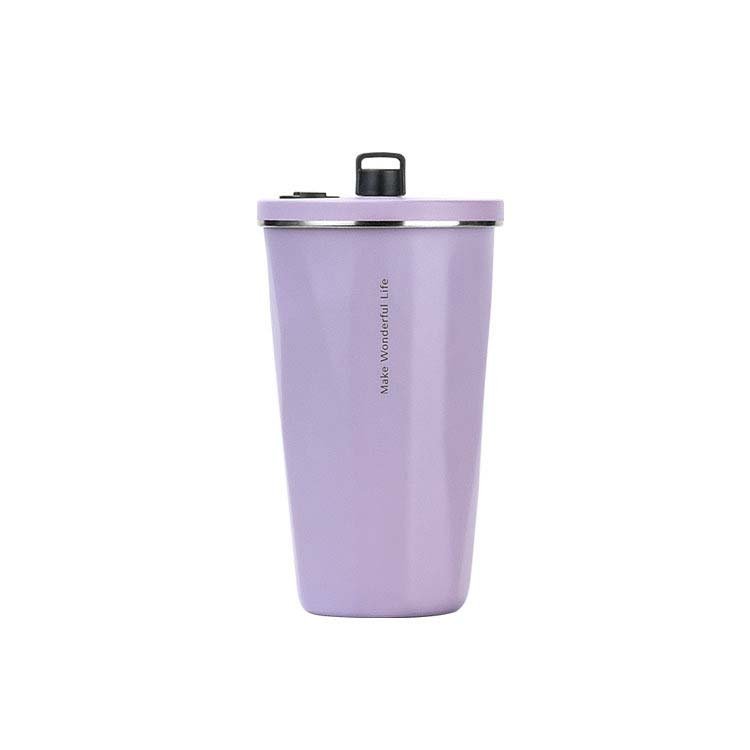 600ml Stainless steel coffee cup Ice Ba insulation car straw cup vacuum large capacity water bottle