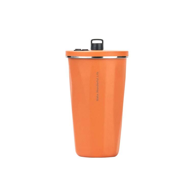 600ml Stainless steel coffee cup Ice Ba insulation car straw cup vacuum large capacity water bottle