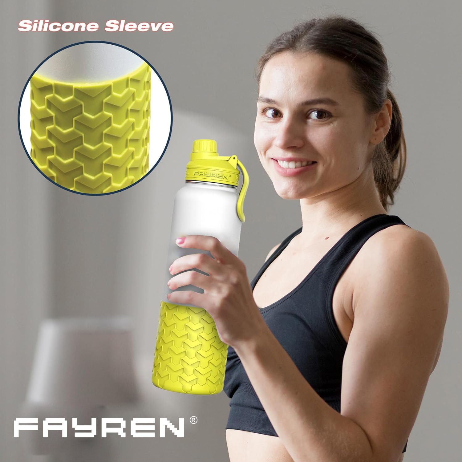 Customized 350 ML 950 ML 1200 ML Water Jug Hot Cold Sports Gym Water Bottle Stainless Steel vacuum Insulated Flask With Straw