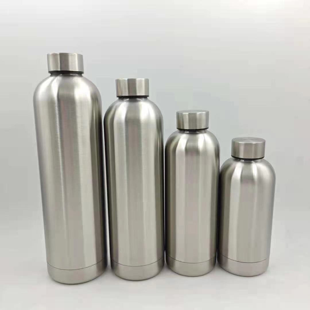 New Portable 304 Stainless Steel Small Mouth Water Bottle Outdoor Sports Travel Drink Thermos Bottles