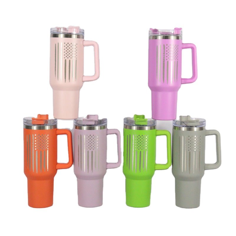 wholesale 40oz stainless steel water bottle with handle water bottles with various colors to choose from bulk