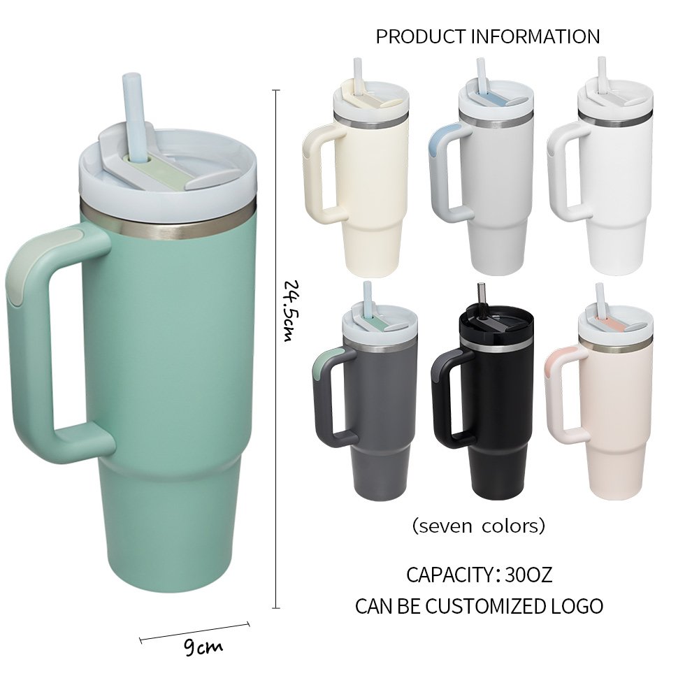 Customize 30oz 40oz Adventure Tumbler H2.0 Flowstat Double Wall Stainless Steel Vacuum Insulated Travel Mug With Handle