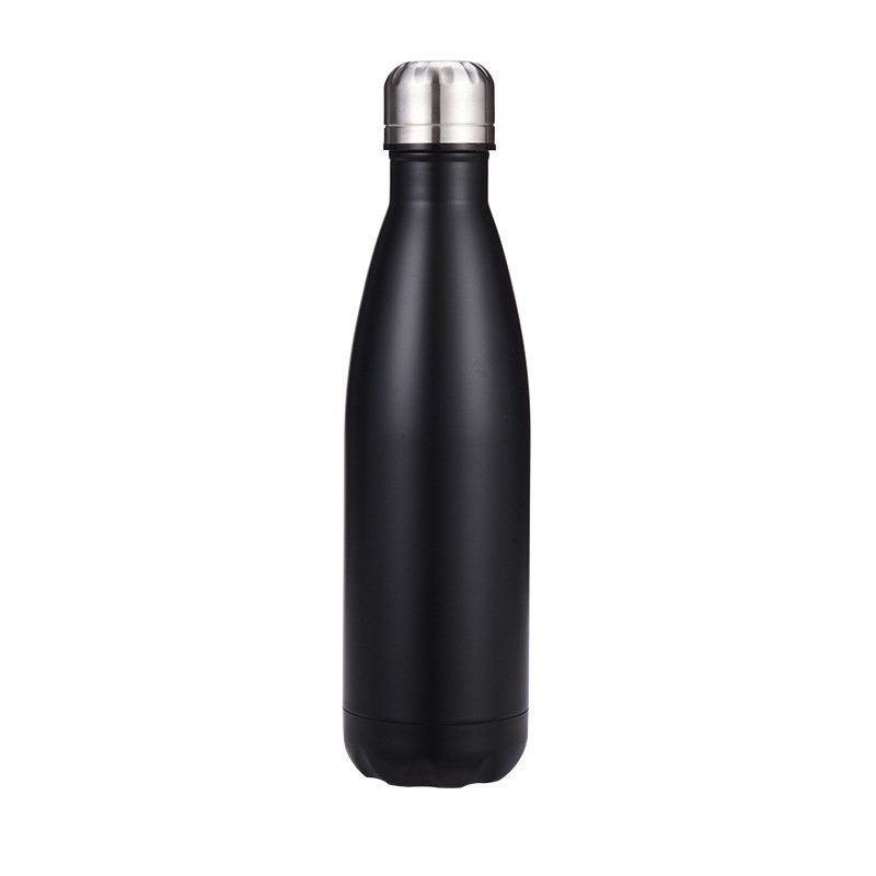 FX Factory Custom Logo Double Wall Thermal Vacuum Flask 18/8 Stainless Steel Water Bottle Gym Sports Drink/Cola Shaped Bottle