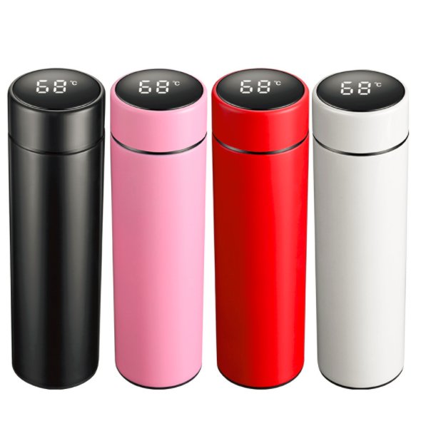 Newest Hot Sale 18 8 Stainless Steel Shimizu LED Vacuum Flask With Temperature Display