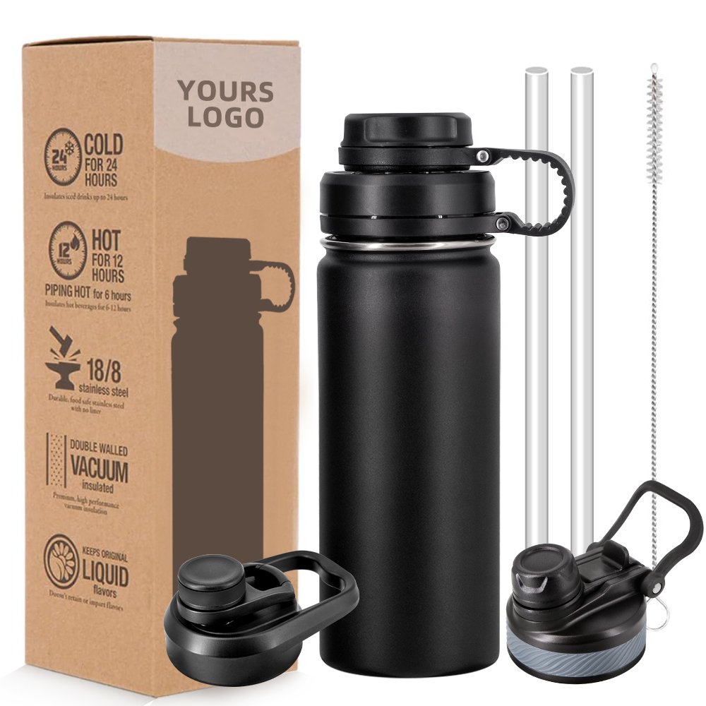 New 32oz Stainless Steel Sport Water Bottle Tumbler Insulated Fruit Infusion Flask with Infuser Vacuum Flasks & Thermoses