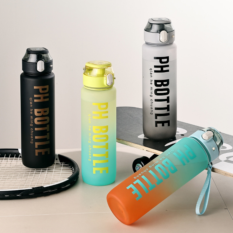 New Arrival Travel Bottle Sports Clear Leak Proof Portable 750ml 1000ml Plastic BPA Free Water Bottle for Girls