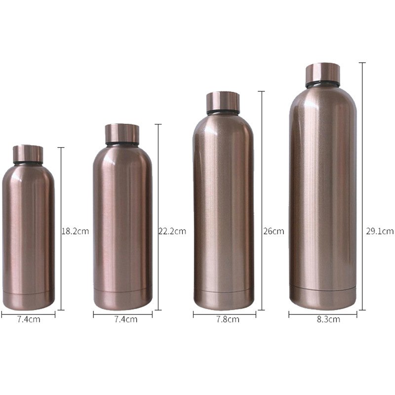 Drinking bottle 350ml 500ml 750ml 1000ml Stainless Steel Water Bottle Double Wall Vacuum Flask