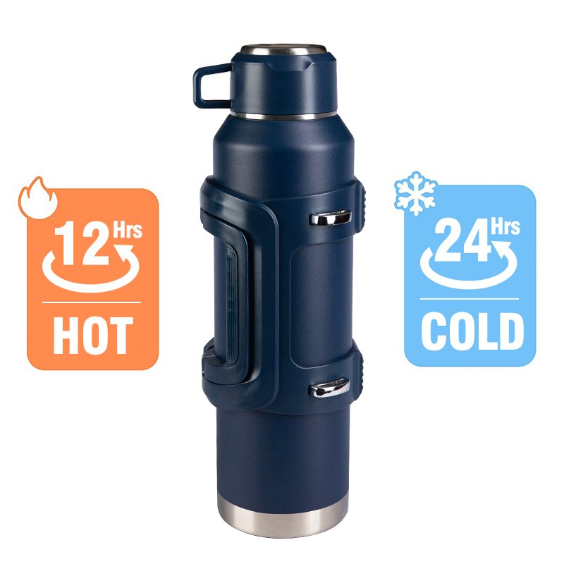 24 Hours keeping hot hot selling custom outdoor camping vacuum flask thermo bottle