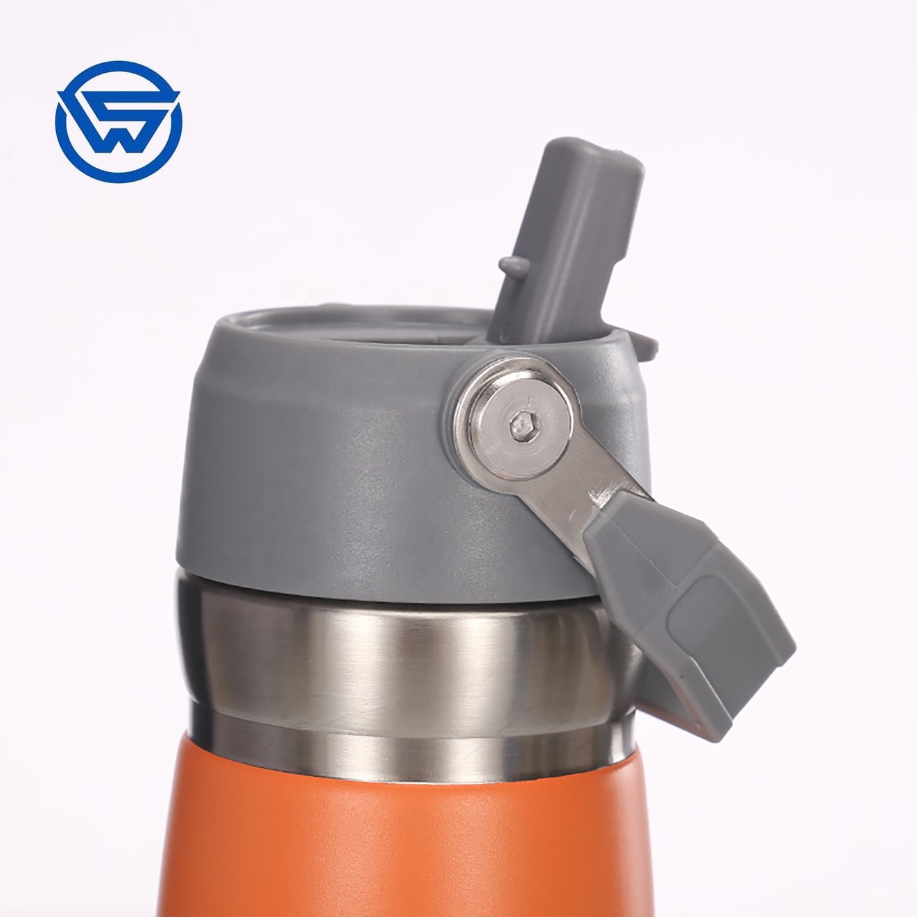 Stainless Steel Thermo Cup Lid Large Capacity Portable Outdoor Sports Water Bottle American Style Portable Kettle Car Food Usage