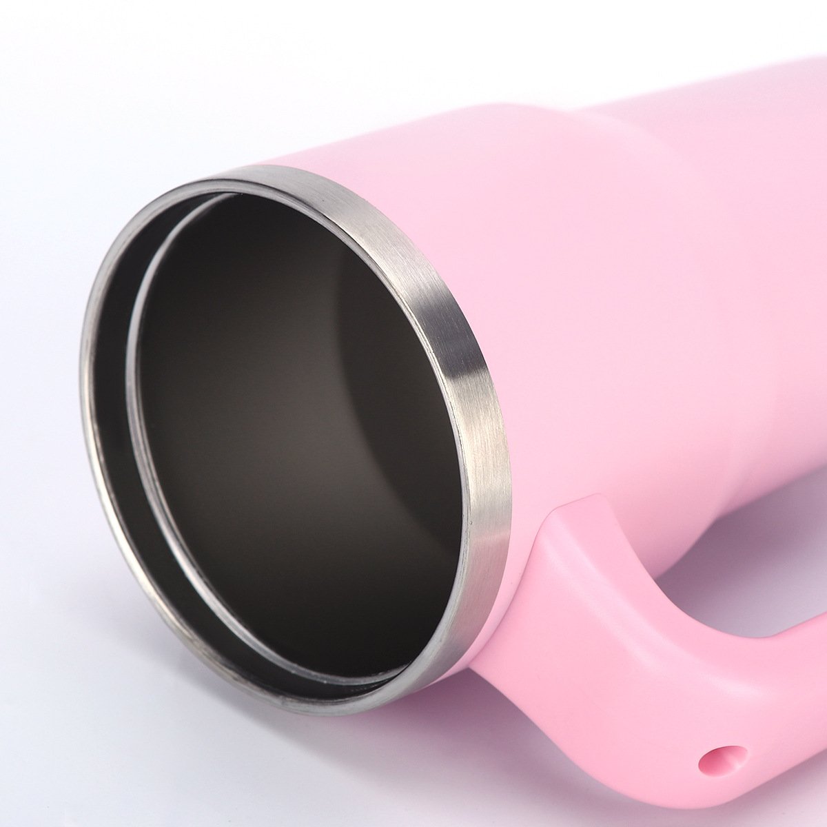 25 PACK blank sublimation macaron colored kids stainless steel 20oz Insulated Coffee Mug Tumbler with Handle For DIY printing