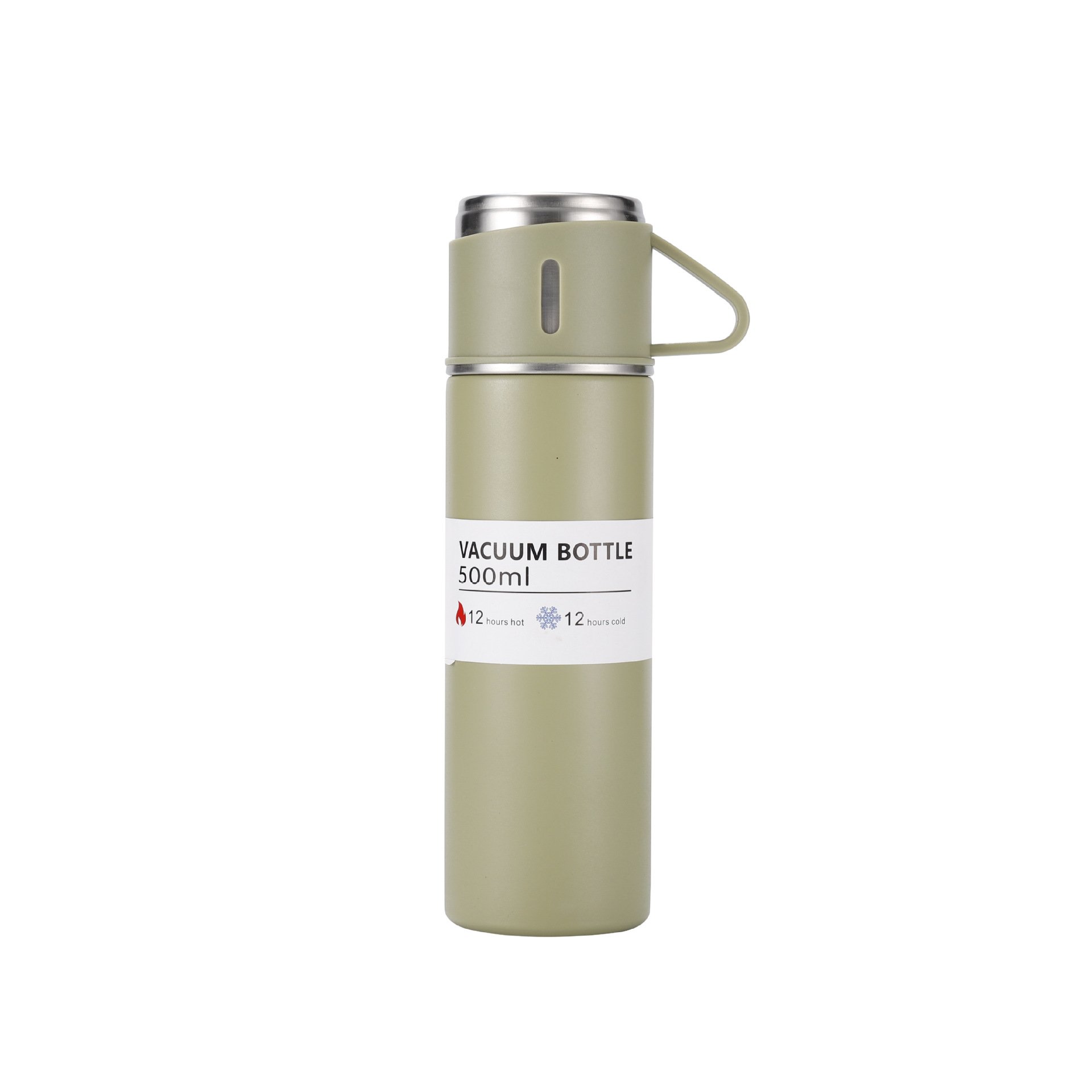 Custom Double-Wall Stainless Steel Vacuum Flask Thermos Water Bottle Business Gifts Set