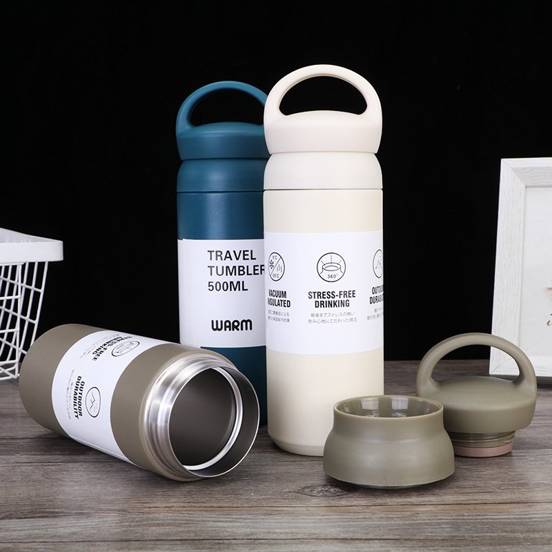 Fashionable design water bottle, Keep cold / hot water bottles with handle