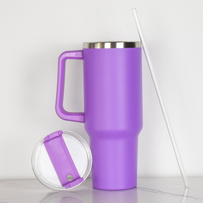 Factory direct sales H 2.0 Vacuum Insulated Stainless Steel vacuum Tumbler traveler mug 40oz Tumbler with Handle