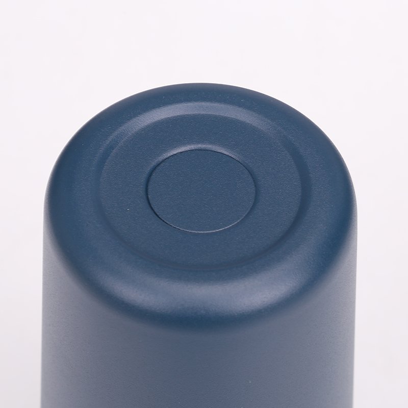 Custom 600ml Double-Wall Vacuum Insulated Car Cup Powder Coated Stainless Steel Tumbler Eco-friendly Thermal Coffee Mug Straight
