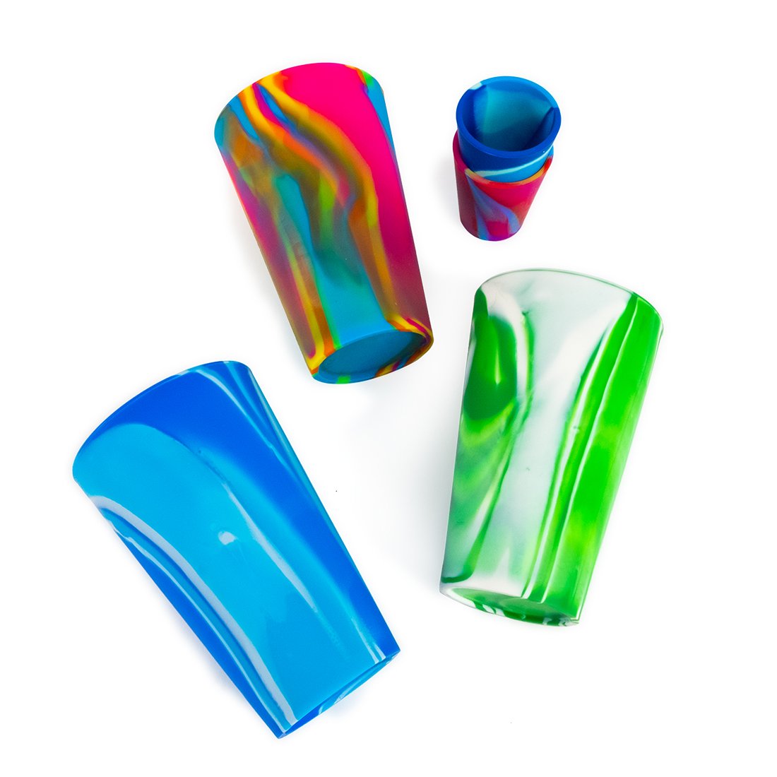 Colorful Silicone Drinking Cups Unbreakable Silicone Mug Custom Reusable Coffee Cup Coffee Milk Tea Cups for Home Kitchen