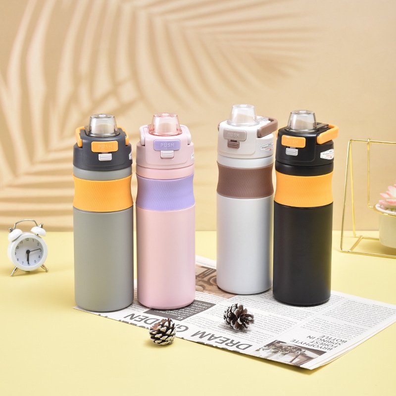 LeMuna 600ml high quality 316 stainless steel water bottle vacuum insulated vacuum flask portable sport hot water bottle