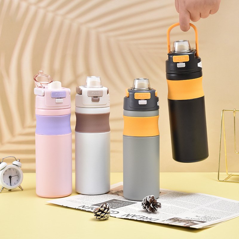 LeMuna 600ml high quality 316 stainless steel water bottle vacuum insulated vacuum flask portable sport hot water bottle