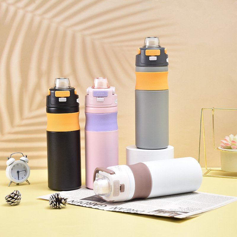 LeMuna 600ml high quality 316 stainless steel water bottle vacuum insulated vacuum flask portable sport hot water bottle