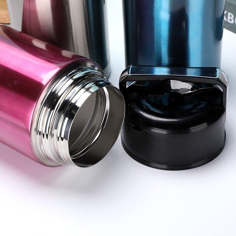 Custom 1L large capacity double wall vacuum insulated soup jar stainless steel braised beaker thermos food warmer container