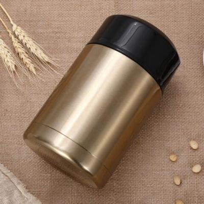 Custom 1L large capacity double wall vacuum insulated soup jar stainless steel braised beaker thermos food warmer container
