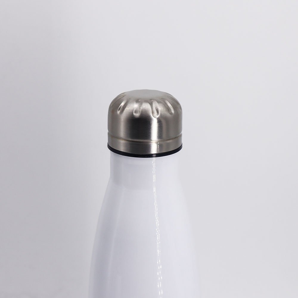 500ml 17oz custom logo sublimation cola shape fitness flask eco friendly drink water bottle insulated stainless steel sports