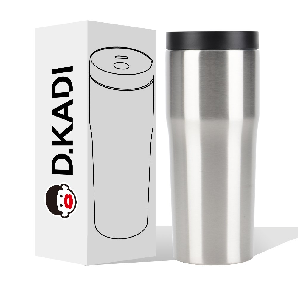 DKADI Bestseller 16oz 304 Stainless Steel Vacuum Insulated Straight Cup Coffee Reusable Mug for Back to School Wholesale Thermos