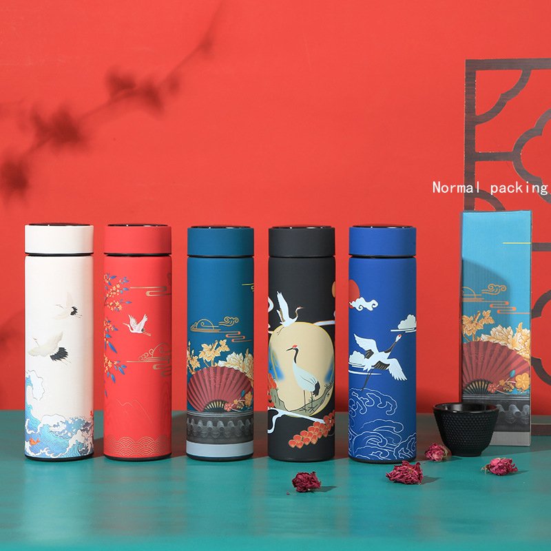 2023 hot sale low price wholesale electric led display vacuum flask with temperature control