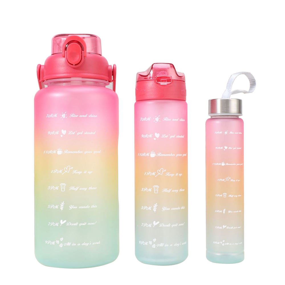 2L termos motivational water bottle botella de agua motivacional colour changing cups termos de agua gym water bottles