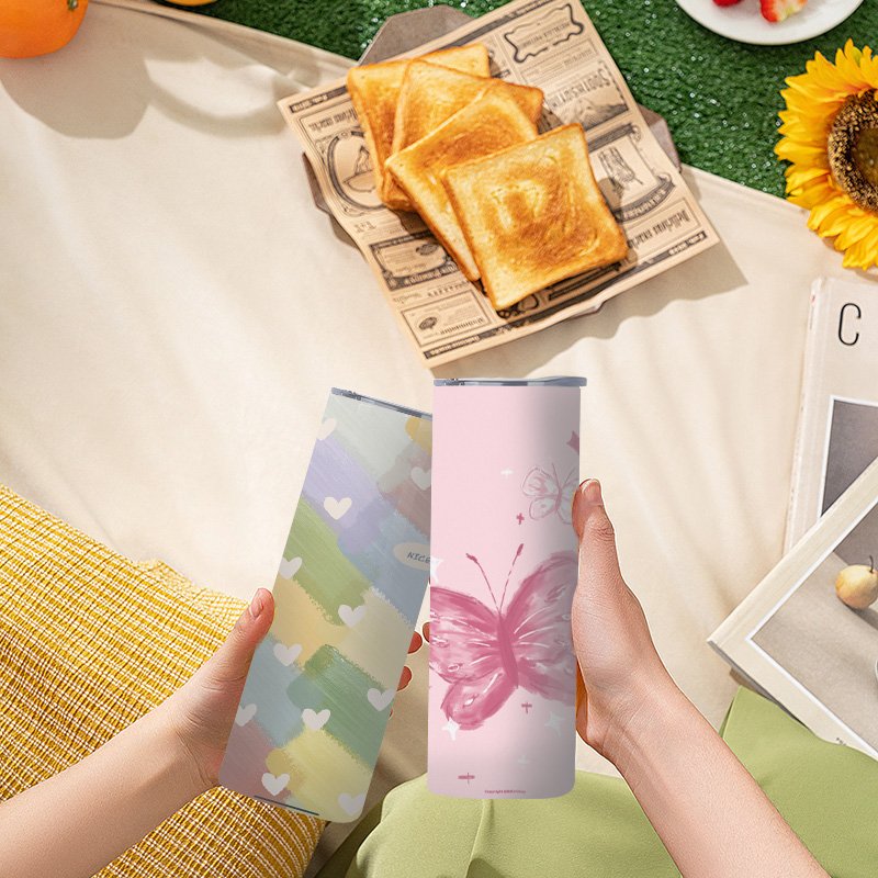 Factory wholesale 72 hours Fast delivery 20oz straight sublimation blank tumbler 50pcs/ctn 20oz travel cup with straw and lid