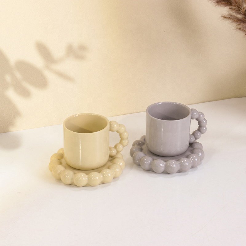 YBH High Quality Ceramic Cup Promotion Stylish Glossy Multi-Colored Custom Coffee Porcelain Mug for Gift