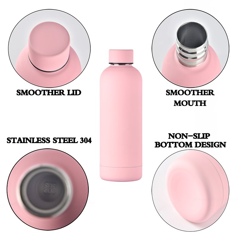 Wholesale Custom Logo 500 Ml Drinking Metal Insulated Double Wall Stainless Steel Sports Water Bottle