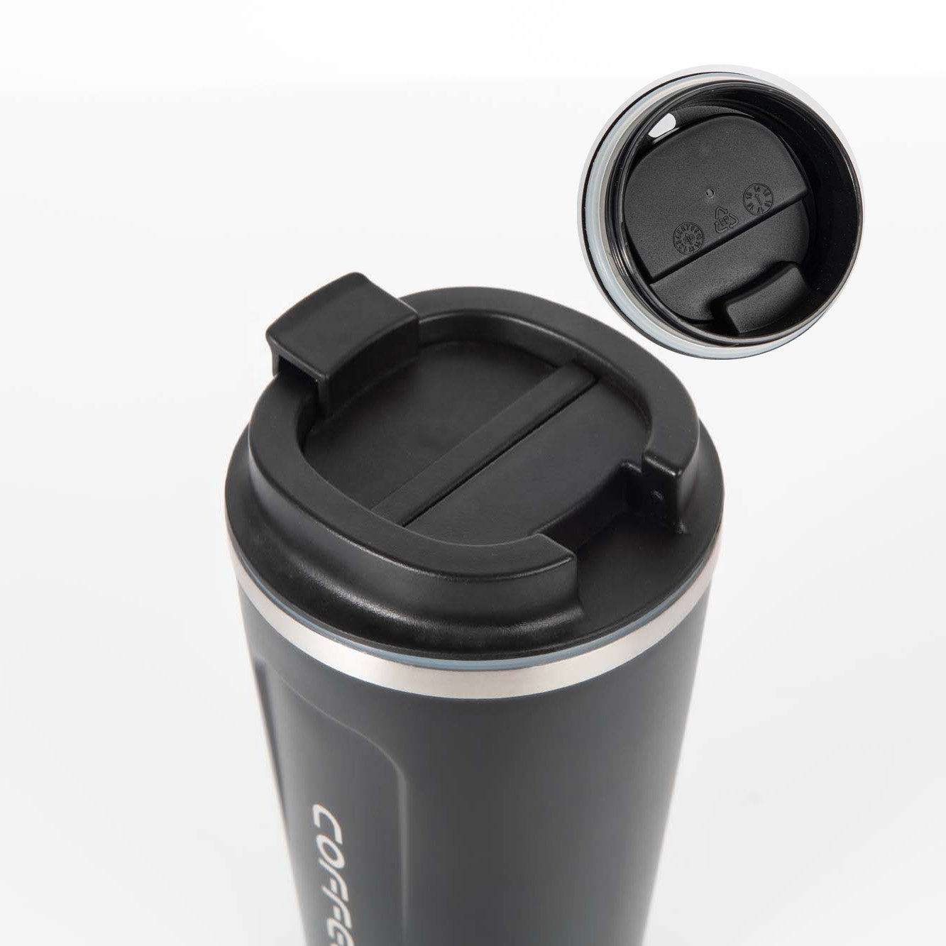 Double Walled Eco-friendly Stainless Steel Travel Coffee Mug Vacuum Insulated Reusable Coffee Tumbler Cup