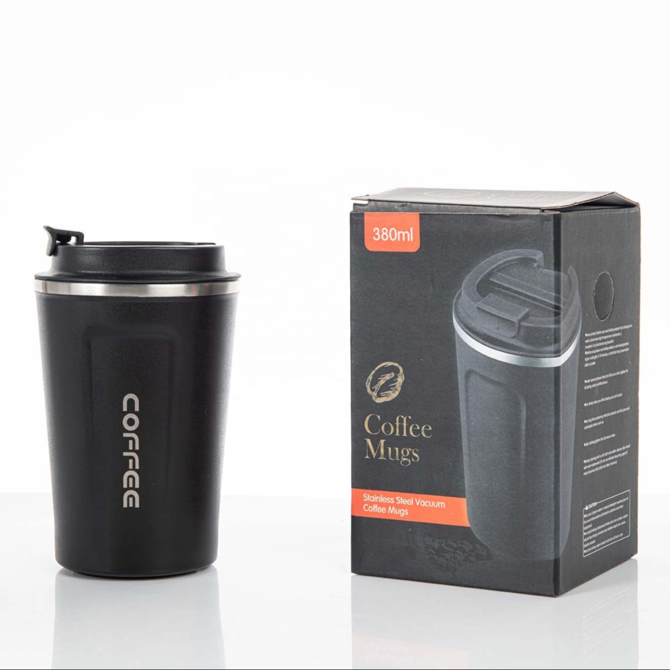 Double Walled Eco-friendly Stainless Steel Travel Coffee Mug Vacuum Insulated Reusable Coffee Tumbler Cup