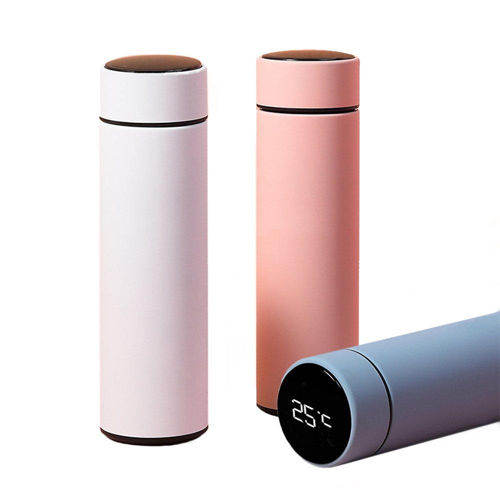 Temperature Display Tumbler Intelligent Stainless Steel 316 Cup Double Wall Vacuum Flask Thermos Bottle with LCD Screen Lid