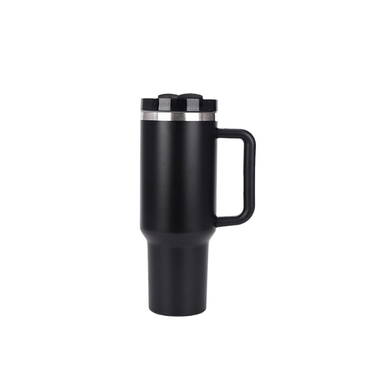 Custom 40oz Stainless Vacuum Cup insulated powder coated traveling cups coffee mugs tumblers bulk with handle and straw